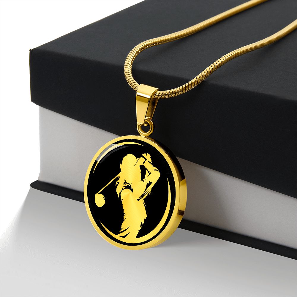 Woman Golf Necklace