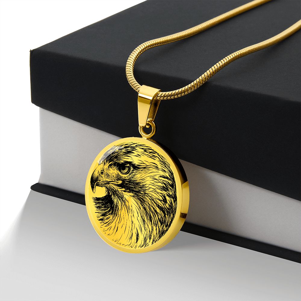 Red Tailed Hawk Necklace