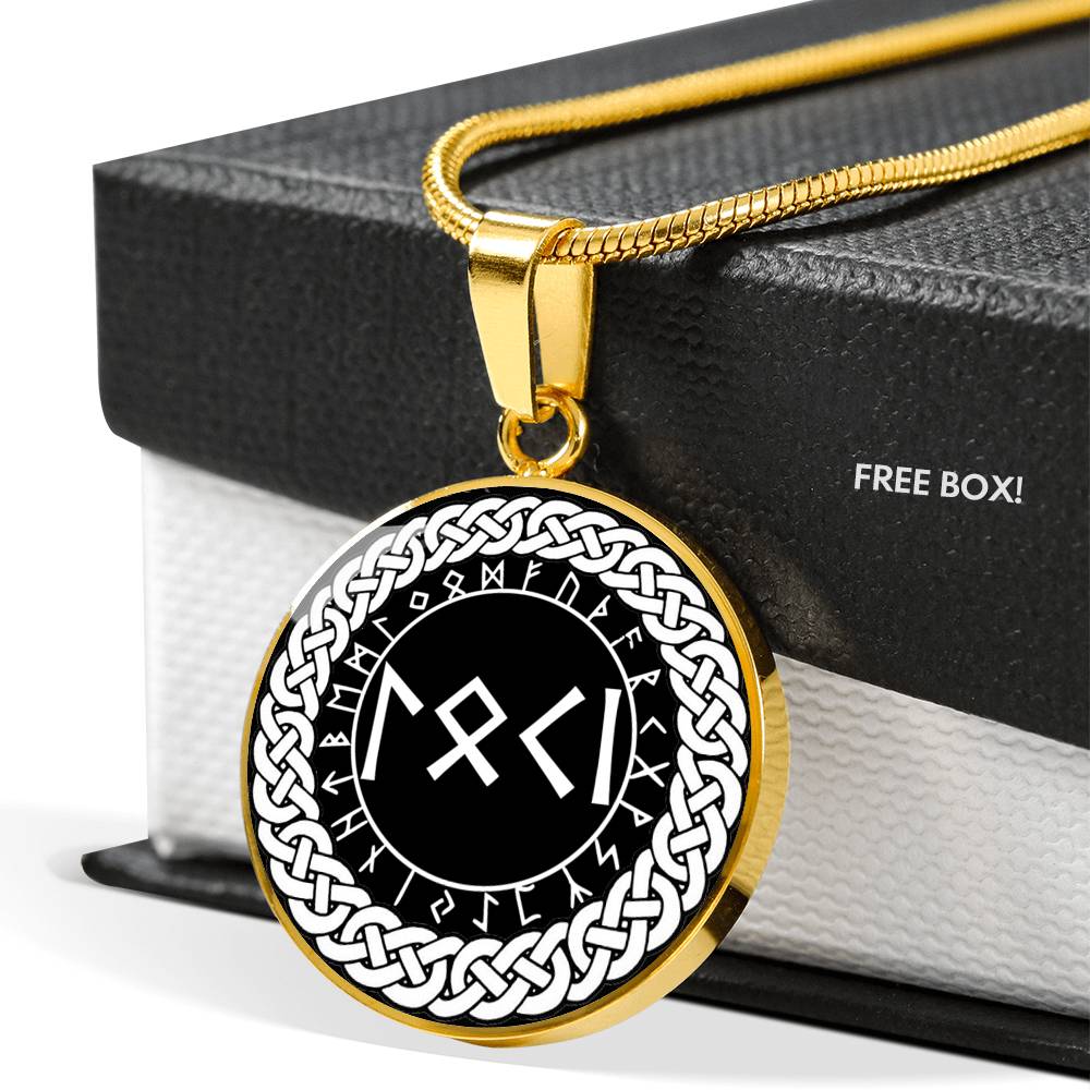 Loki Pendant - Loki Runes Necklace