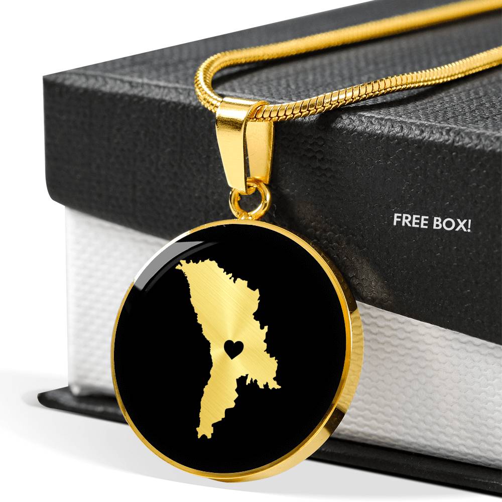 Moldova Necklace - Moldova Gift