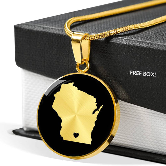 Wisconsin Necklace - Wisconsin Gift