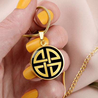 Celtic Shield Knot Necklace