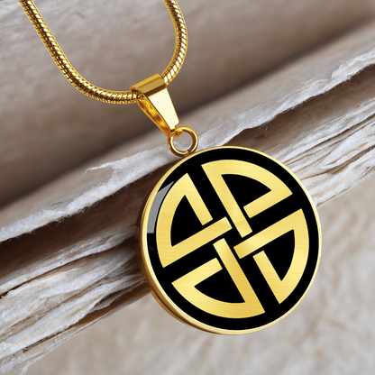 Celtic Shield Knot Necklace