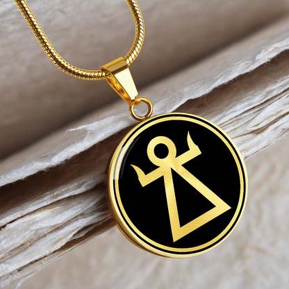 Goddess Tanit Symbol Necklace