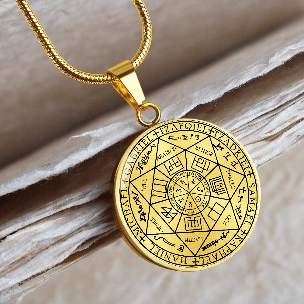 Seal of Seven 7 Archangels Necklace