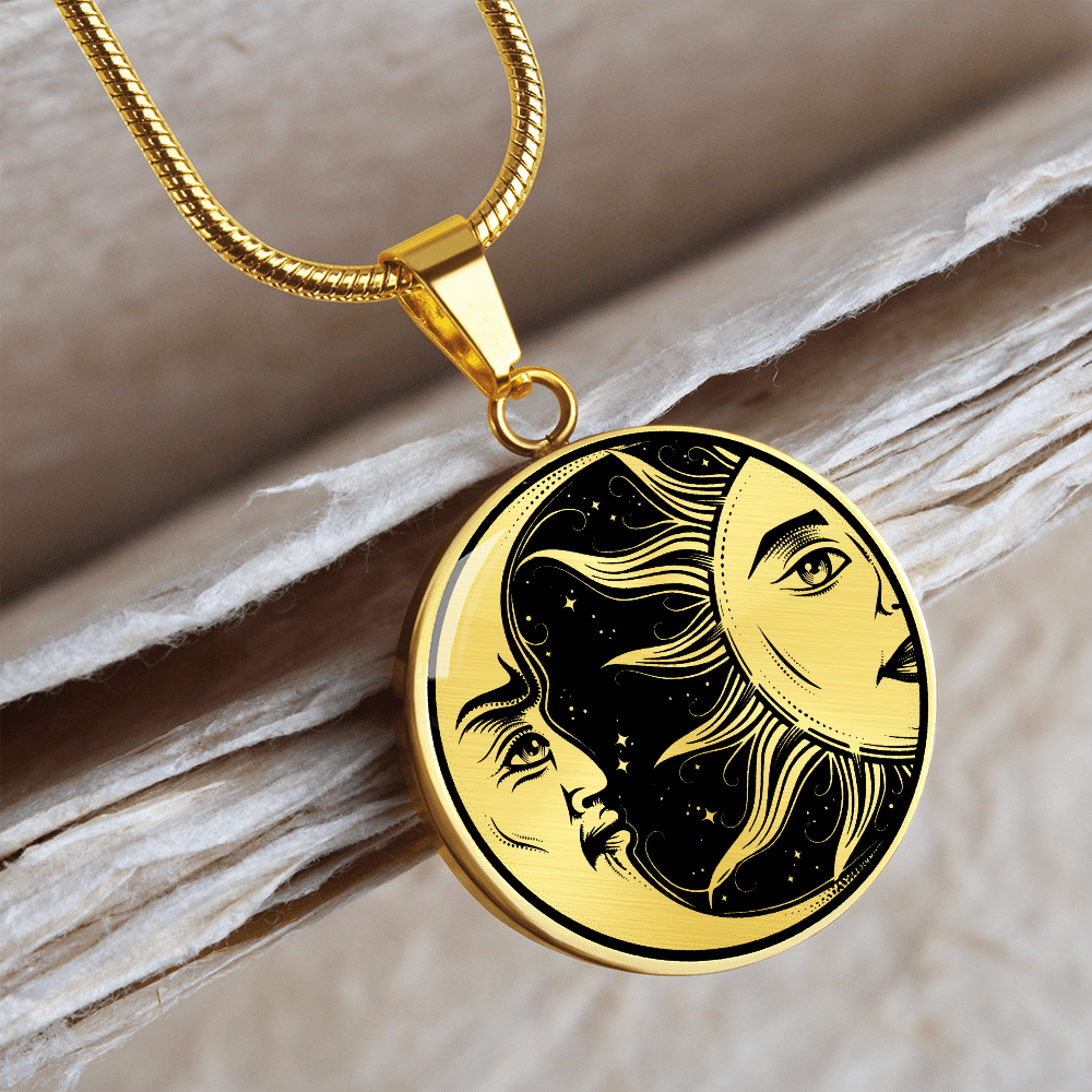 Sun and Moon Necklace