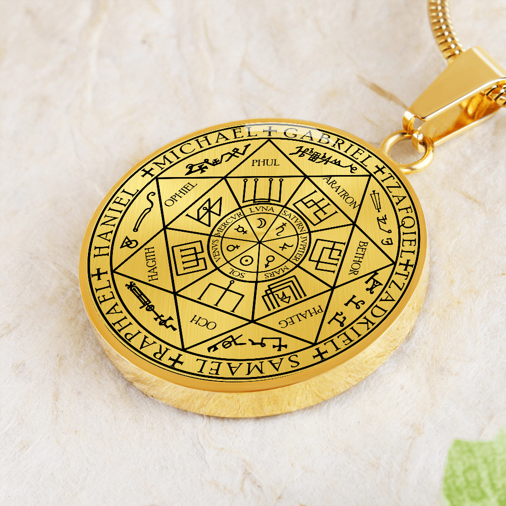 Seal of Seven 7 Archangels Necklace