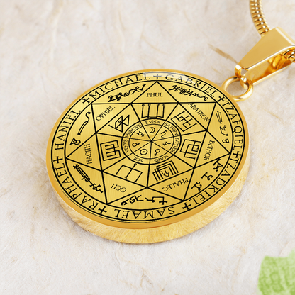 Seal of Seven 7 Archangels Necklace