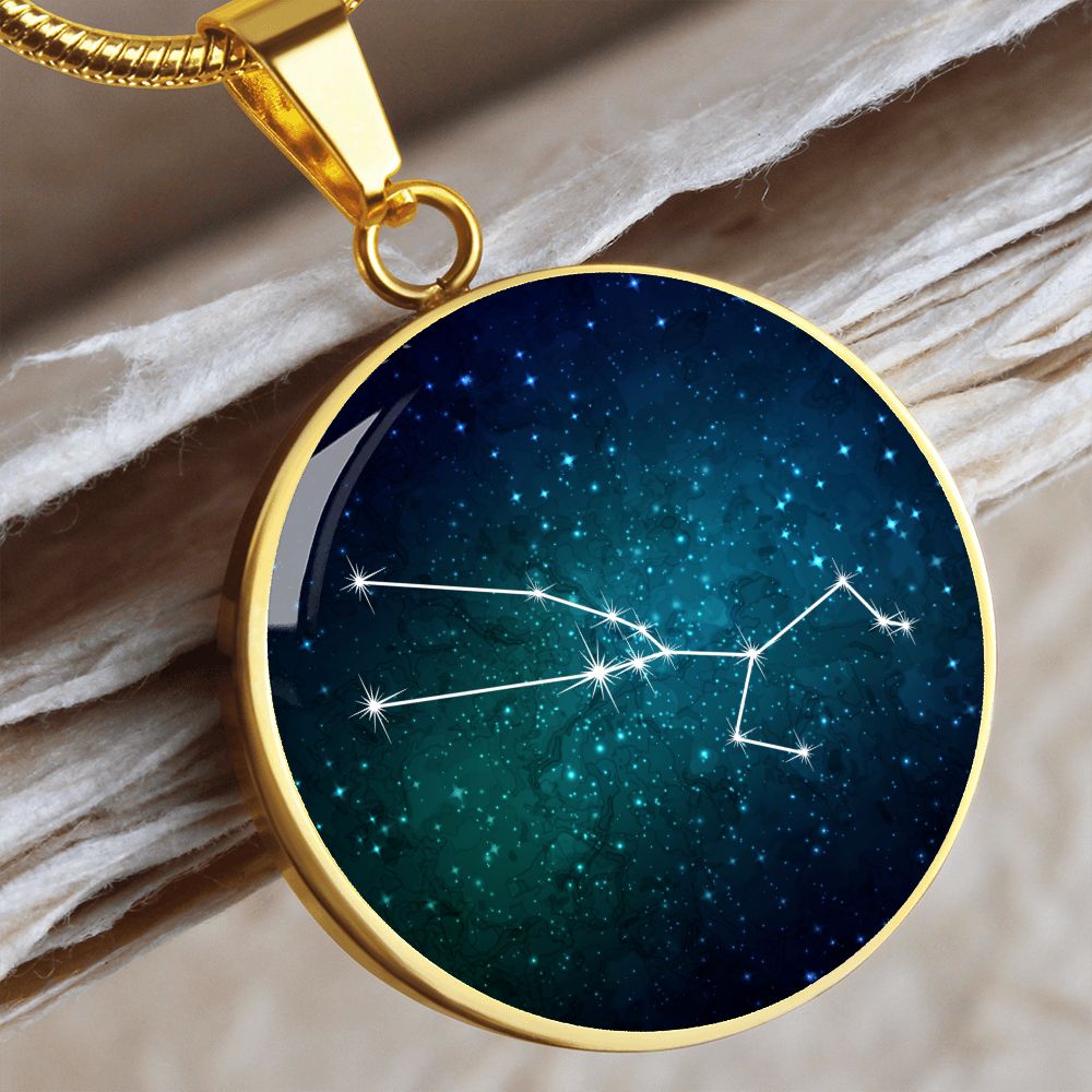 Taurus Necklace - zodiac necklace, constellation necklace