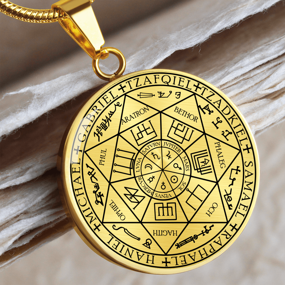 Seal of Seven 7 Archangels Necklace