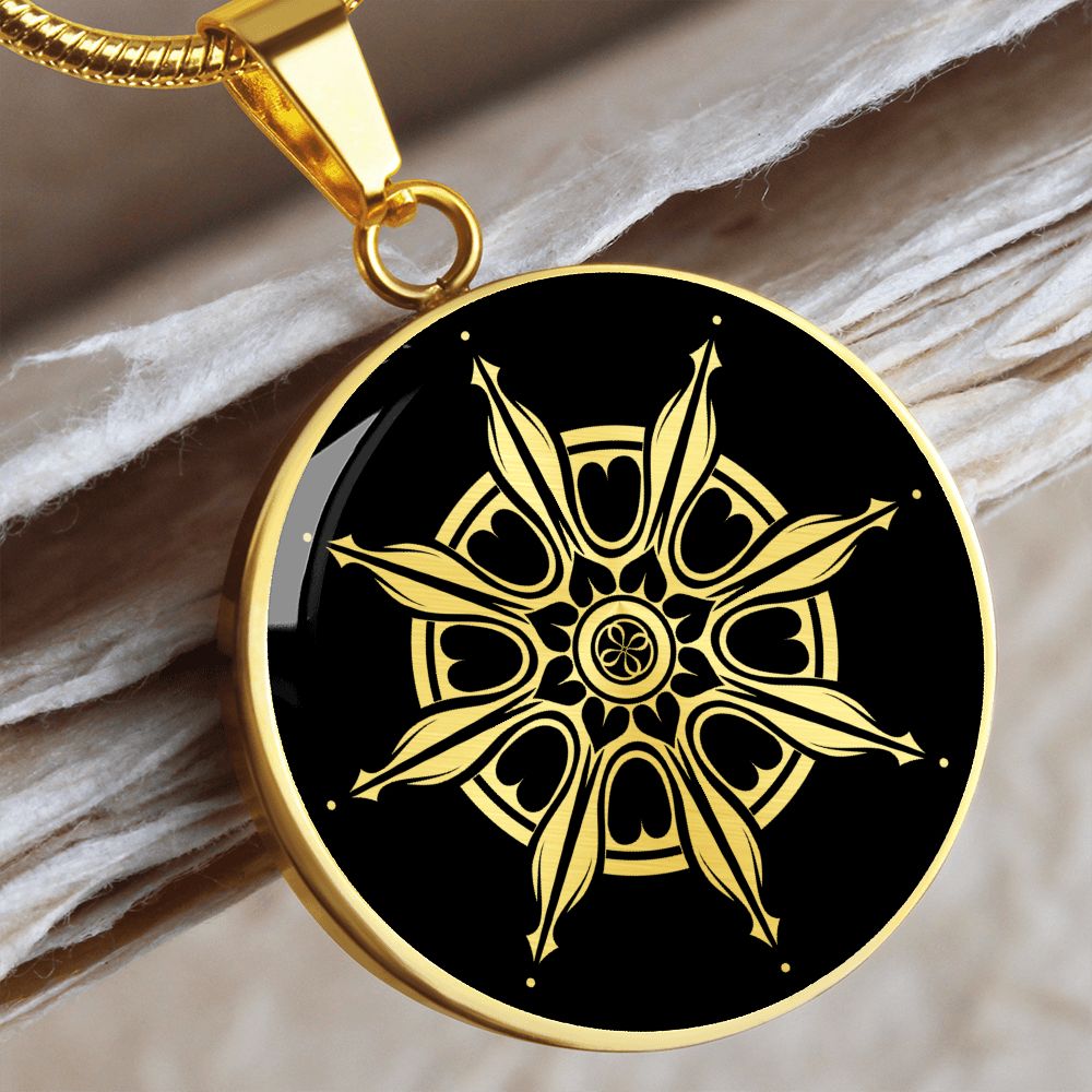 Dharma Wheel Necklace