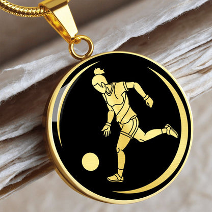 Woman Soccer Necklace