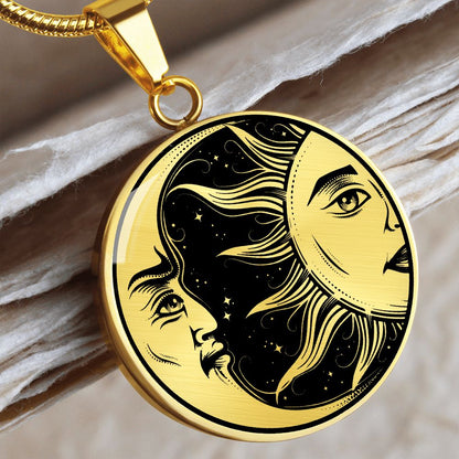 Sun and Moon Necklace