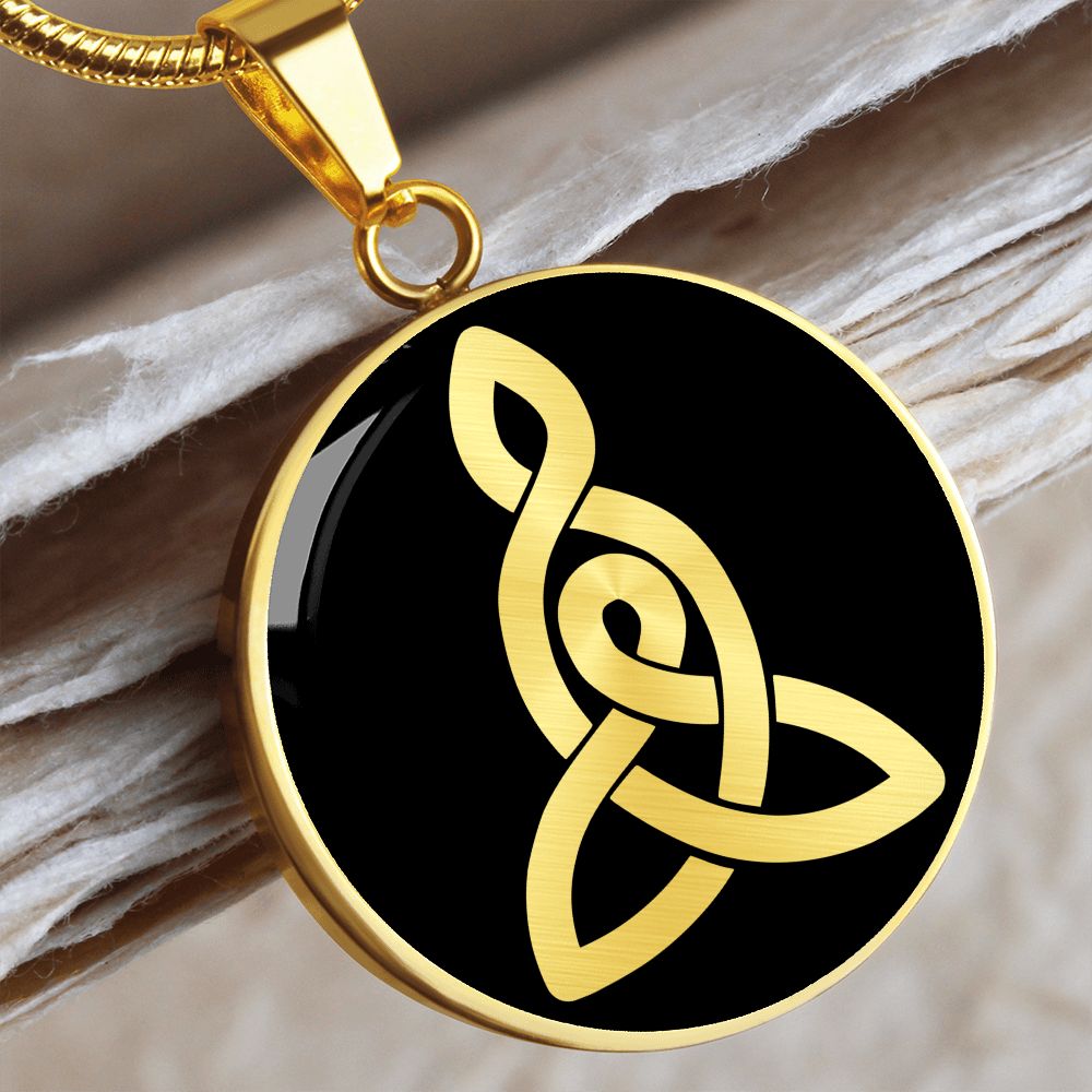 Mother Child Celtic Knot Necklace