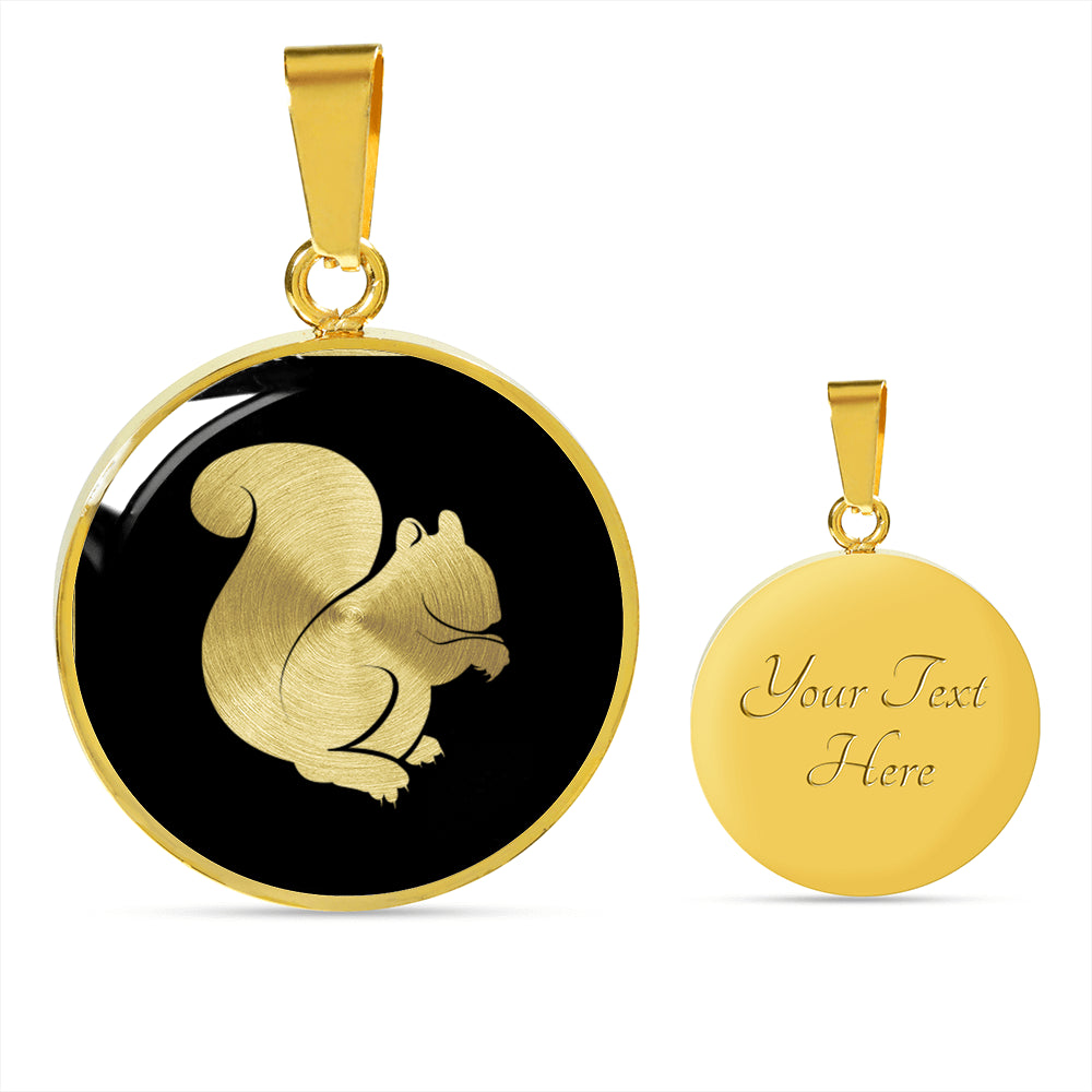 Squirrel Necklace - Squirrel Gift