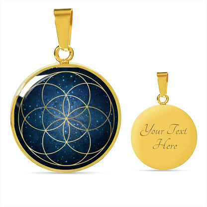 Seed Of Life Pendant - Sacred Geometry Necklace