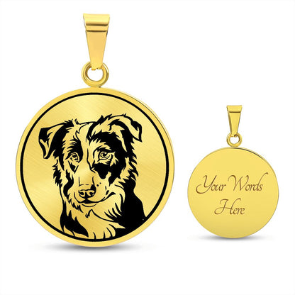 Border Collie Necklace
