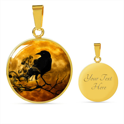 Raven Necklace - Crow Necklace - Gothic jewelry