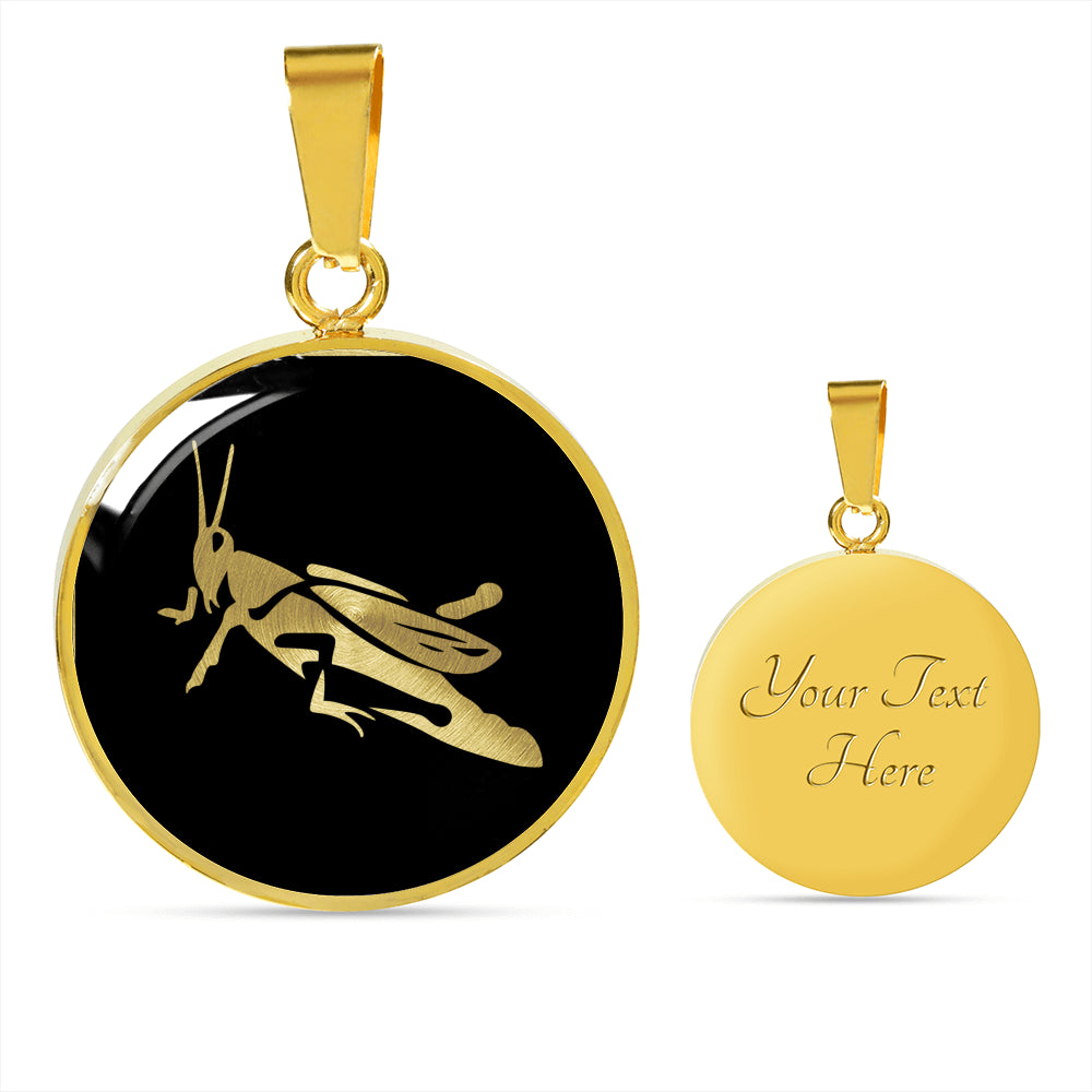 Grasshopper Necklace - Grasshopper Gift