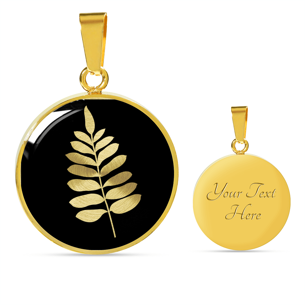 Personalized Fern Necklace - Plant Lover Gift