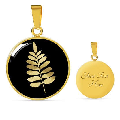 Personalized Fern Necklace - Plant Lover Gift