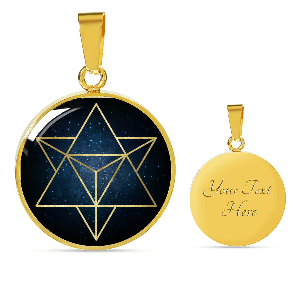 Merkaba pendant - Sacred Geometry Necklace