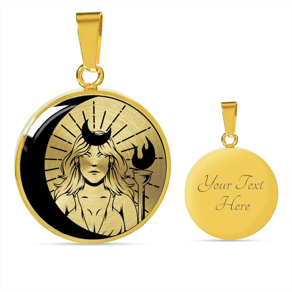 Selene goddess necklace shop