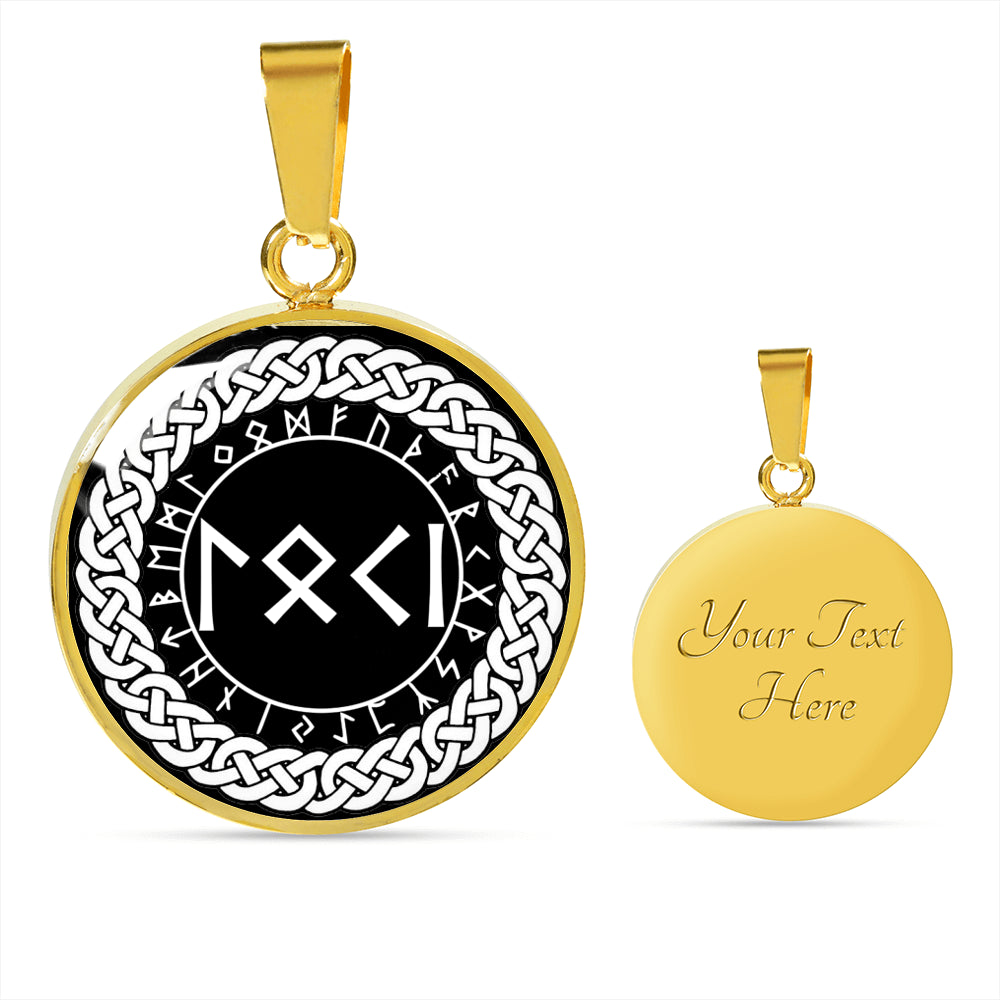 Loki Pendant - Loki Runes Necklace