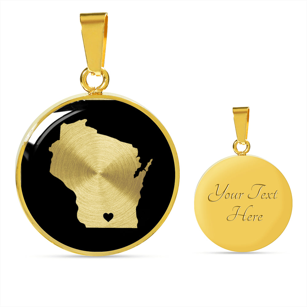 Wisconsin Necklace - Wisconsin Gift