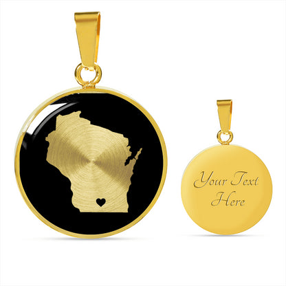 Wisconsin Necklace - Wisconsin Gift