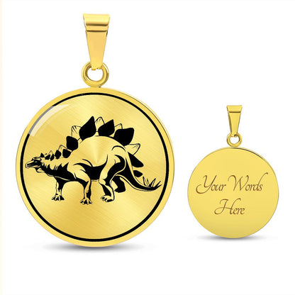 Stegosaurus Dinosaur Necklace