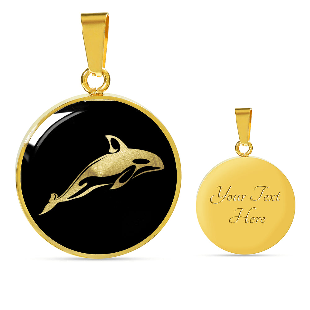 Orca Necklace - Orca Gift