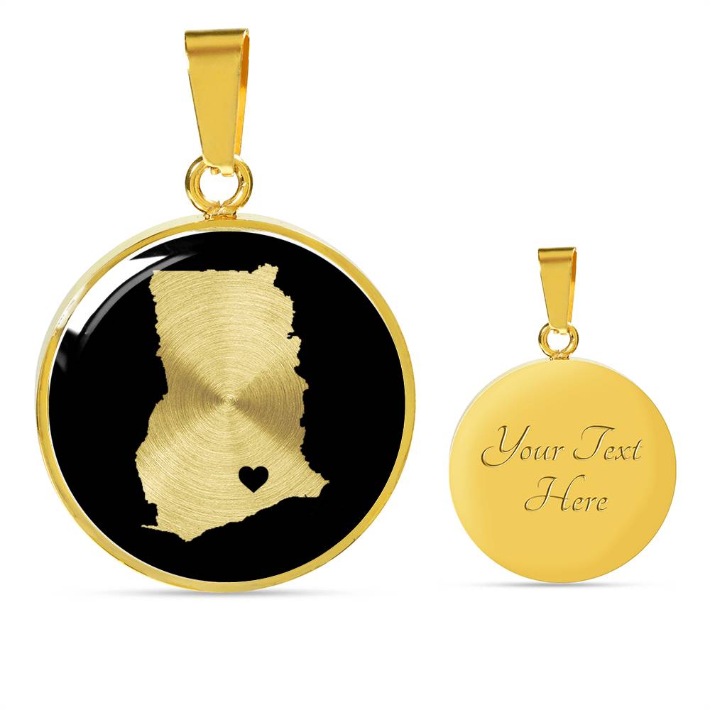 Ghana Necklace - Ghana Gift