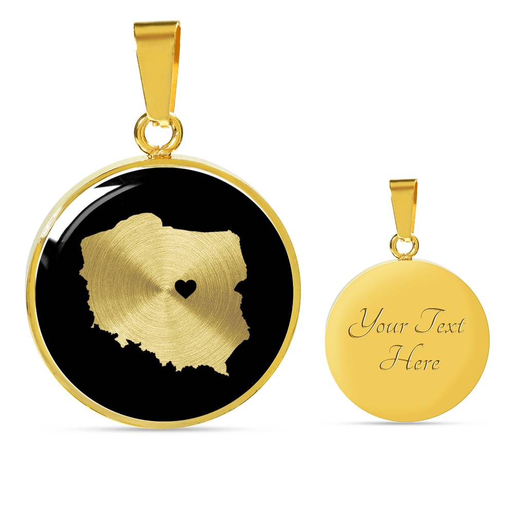 Poland Necklace - Poland Gift