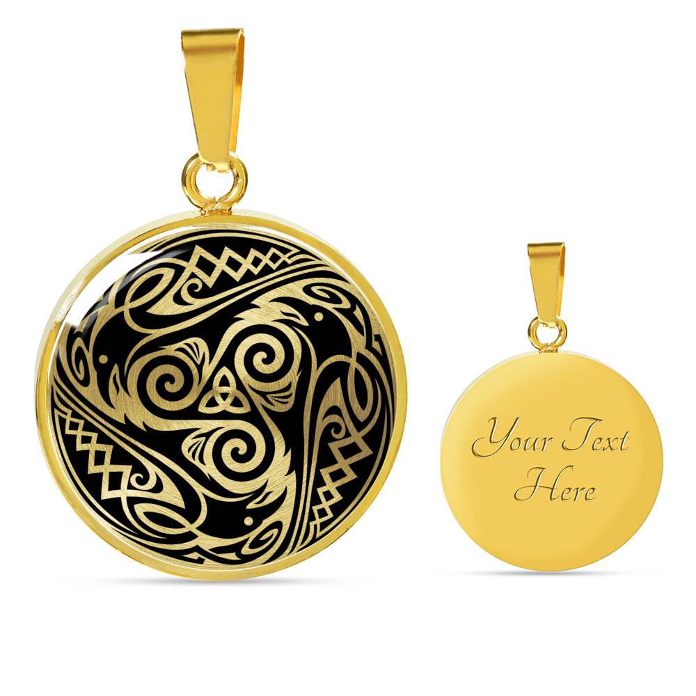 The Morrigan Necklace - Goddess of Death and War