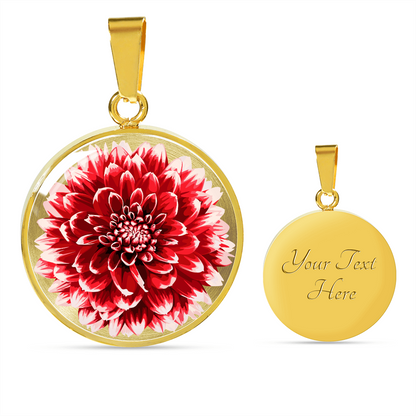 Dahlia Flower Necklace