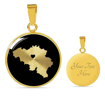 Belgium Necklace - Belgium Gift