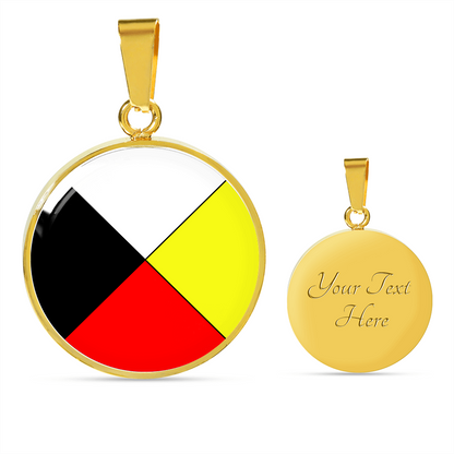 Native American Medicine Wheel Necklace