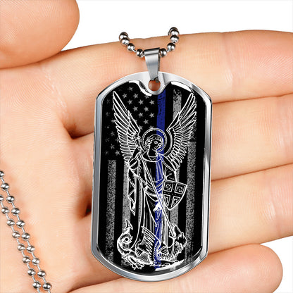 Police Officer Gift - Police Academy Graduation Gift - St Michael Protection Necklace