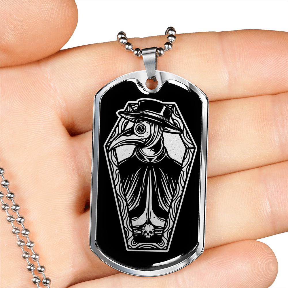Medieval Plague Doctor Necklace - Dr plague