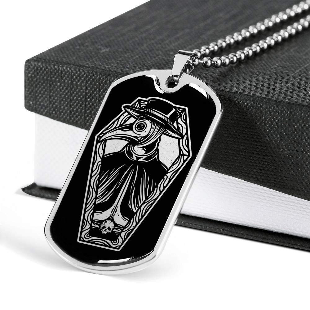 Medieval Plague Doctor Necklace - Dr plague