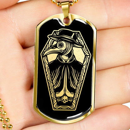 Medieval Plague Doctor Necklace - Dr plague