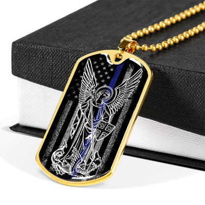Police Officer Gift - Police Academy Graduation Gift - St Michael Protection Necklace