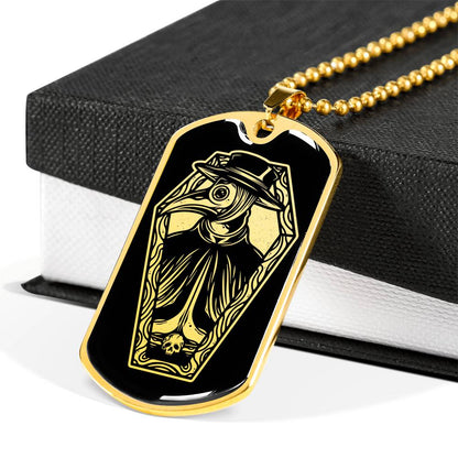 Medieval Plague Doctor Necklace - Dr plague