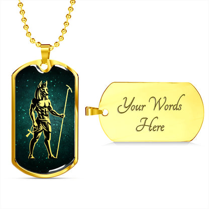 Anubis Necklace - Egyptian god of the dead