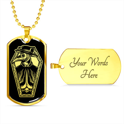 Medieval Plague Doctor Necklace - Dr plague