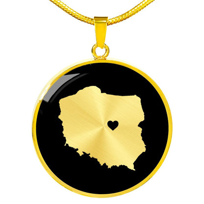Poland Necklace - Poland Gift