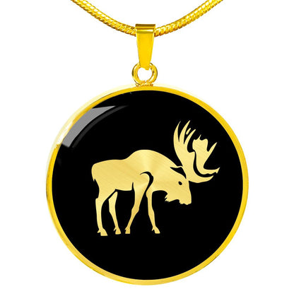 Moose Necklace - Moose Gift