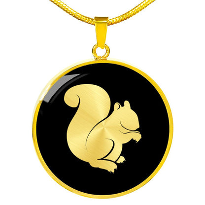 Squirrel Necklace - Squirrel Gift