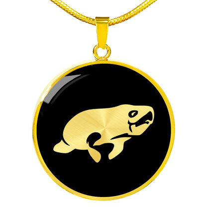 Manatee Necklace - Sea Cow Pendant